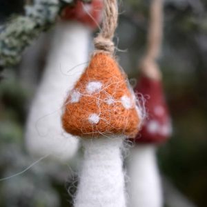 christmas mushroom decorations