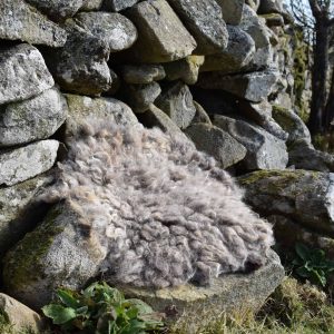 grey felted fleece seat cover