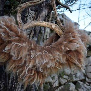 viking wool collar