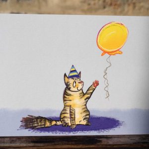cat birthday cards