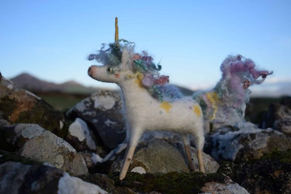 unicorn needle felt seren