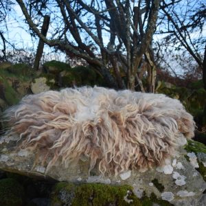 felted fleece sheepskin rug
