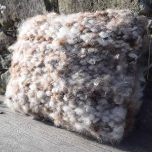 natural wool cushion