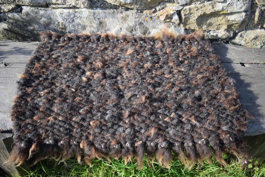 Pegloom Natural Woven Wool Rug Herdwick Handmade Vegetarian Beautiful ...