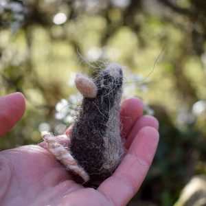 wool mouse decoration