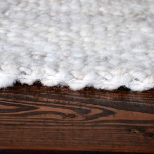 natural peg loom wool rug