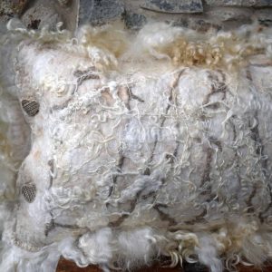felted wool cushion