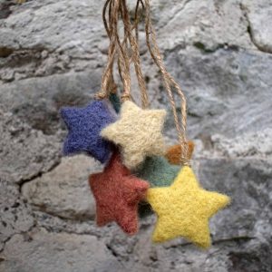 hanging unicorn star decorations