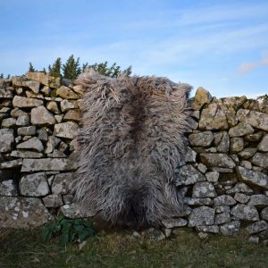 wild vegetarian sheepskin rug