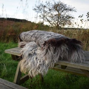 slate grey felted fleece