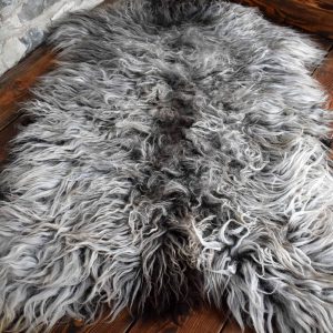 slate grey felted fleece