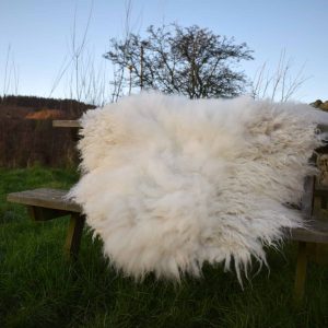 natural sheepskin rug