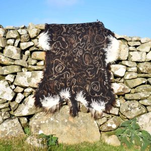 felted sheepskin rug