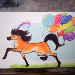 dun pony birthday cards