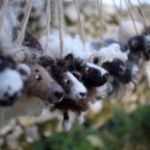 handmade wool animals