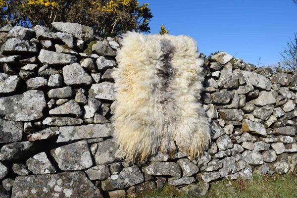 felted sheepskin wool rug